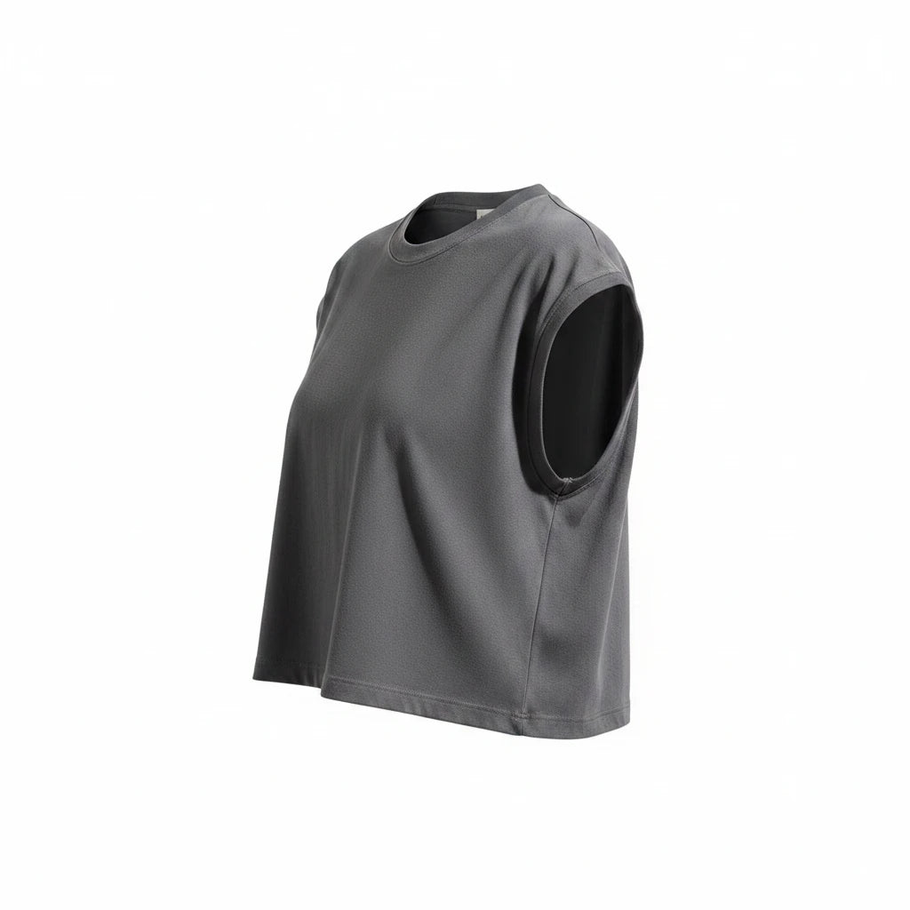Women's Sleeveless Boxy Tee – Castle Rock